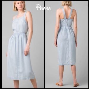 Prana Sun Drifter Dress In Vintage Blue